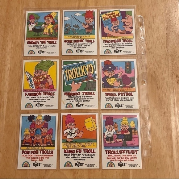 Vintage 1990’s Russ Trolls Collectible Trading Cards. - Picture 4 of 10